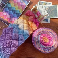 Въздушна прежда с градиент